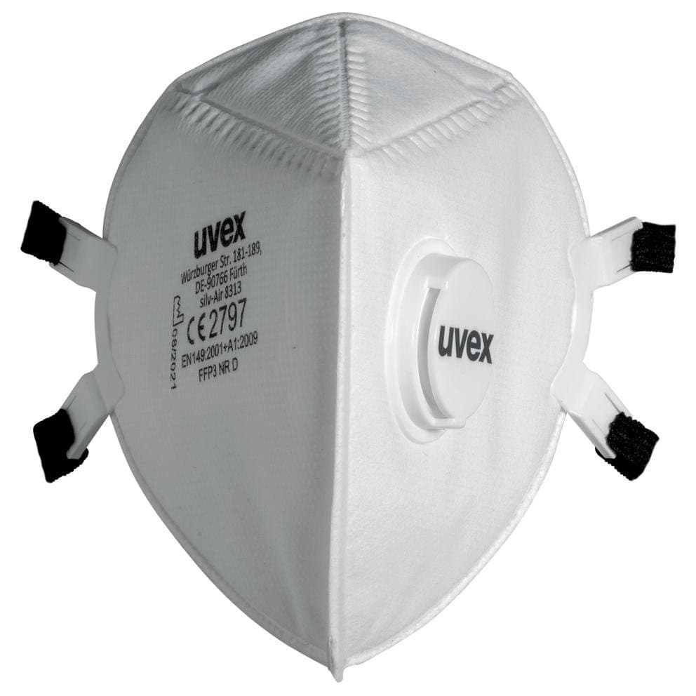 FFP3 düz katlanır maske uvex silv-Air p 8313