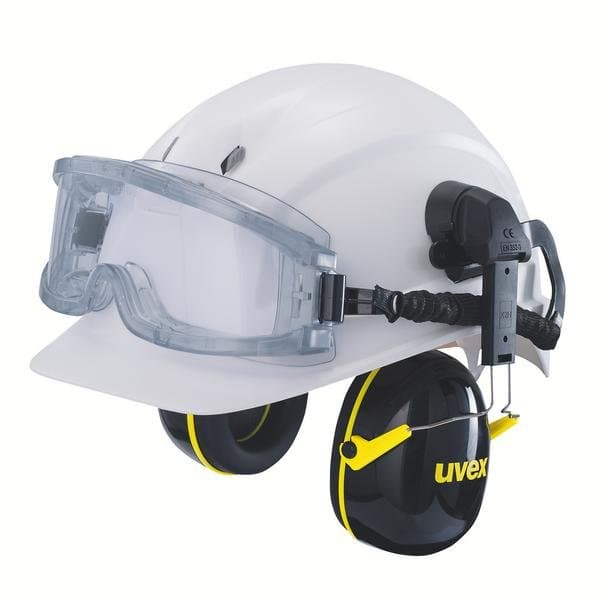 uvex ultravision geniş görüş gözlüğü (baretle birlikte kullanım)