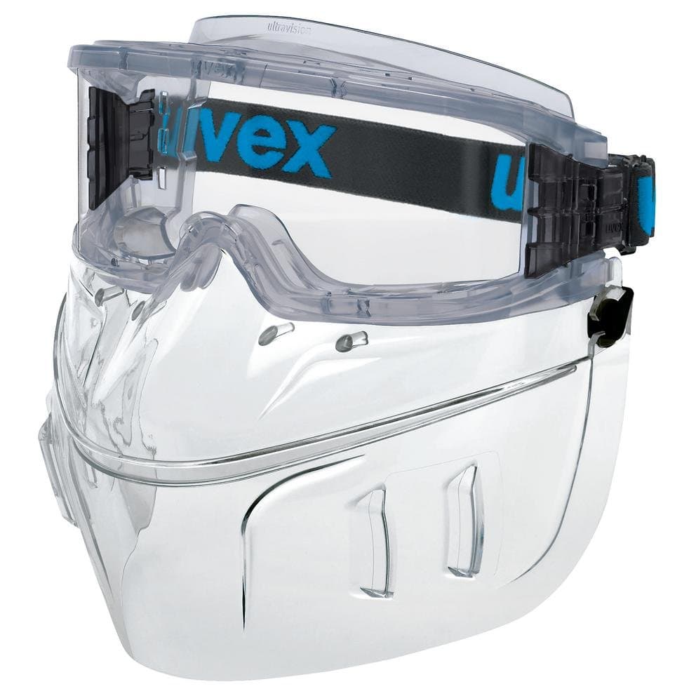 uvex ultravision yüz korumalı geniş görüş gözlüğü