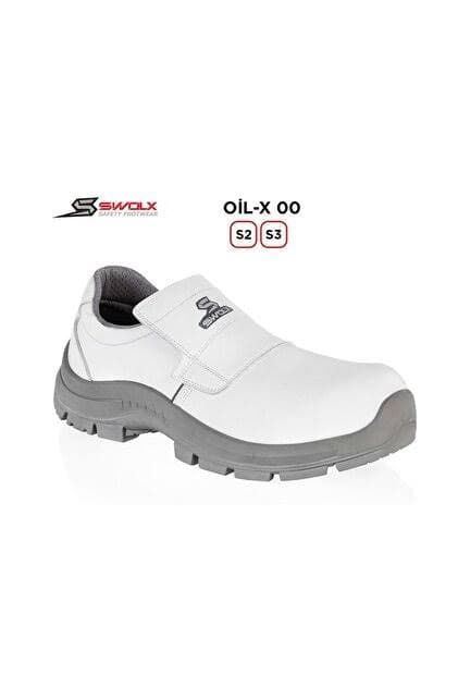 Swolx S2 İş Güvenlik Ayakkabısı 42 Beyaz Oil