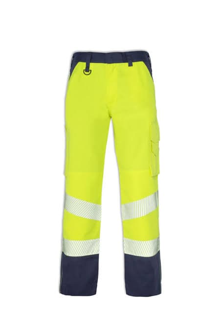 Myform Olympus High Contrast Safety Trousers Sarı/Lacivert 02156