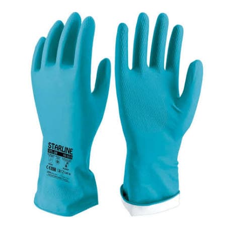 Starline Doğal Kauçuk Kimyasal Eldiven 1010X EN 0,38mm