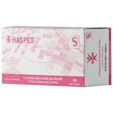 Haspet Muayene Lateks Pudralı Eldiven S