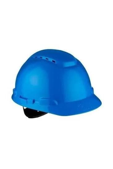 3M Vidalı Havalandırmalı Mavi Güvenlik Baret