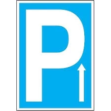 Park Yön Yukarı Uyarı Levhası