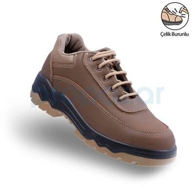 Mekap 042 S2 Alpina Çelik Burunlu İş Ayakkabısı Kahverengi