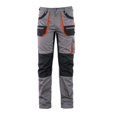 Myform 2169 Camper Comfort Esnek Çok Cepli İş Pantolonu Gri/Turuncu