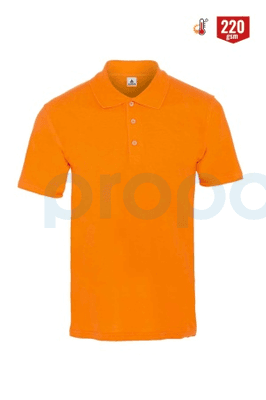 MyForm 8103 Comfort Polo Yaka T-Shirt Turuncu