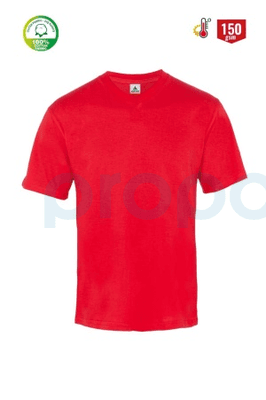 MyForm 8129 Comfort V Yaka Supreme T-Shirt Kırmızı
