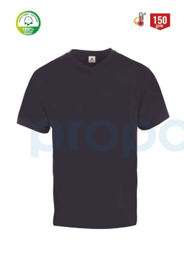 MyForm 8129 Comfort V Yaka Supreme T-Shirt Siyah