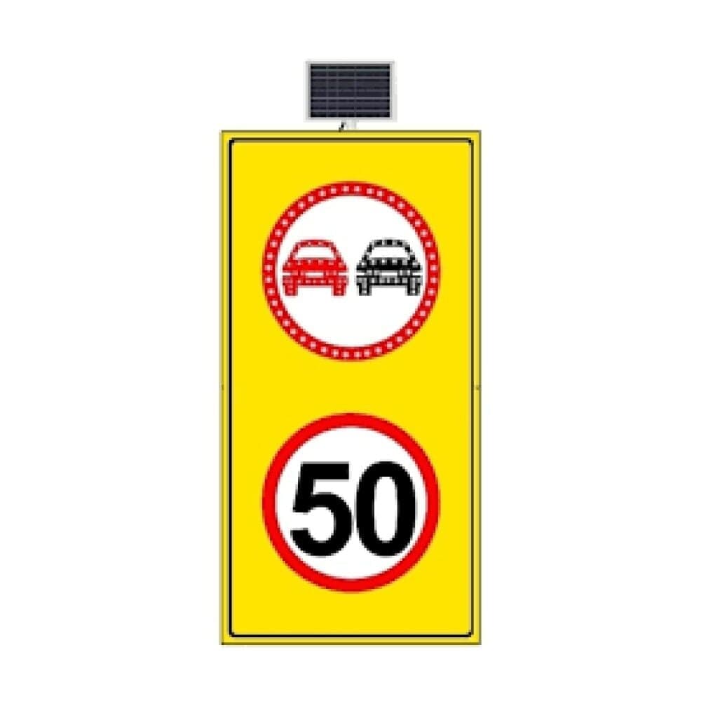 Kiekkd SOLLAMAK YASAK Levhası 50 CM