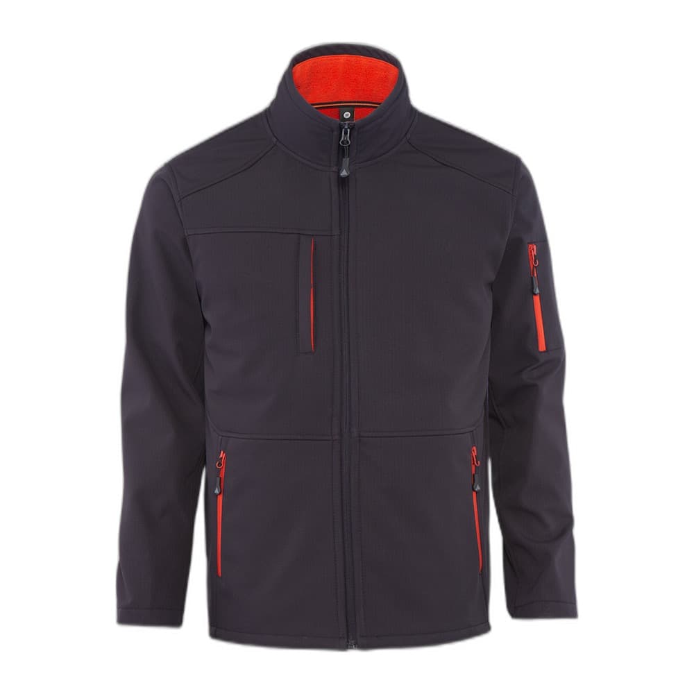 Myform 3131 Raınbow Softshell Outdoor Mont - Gri-turuncu