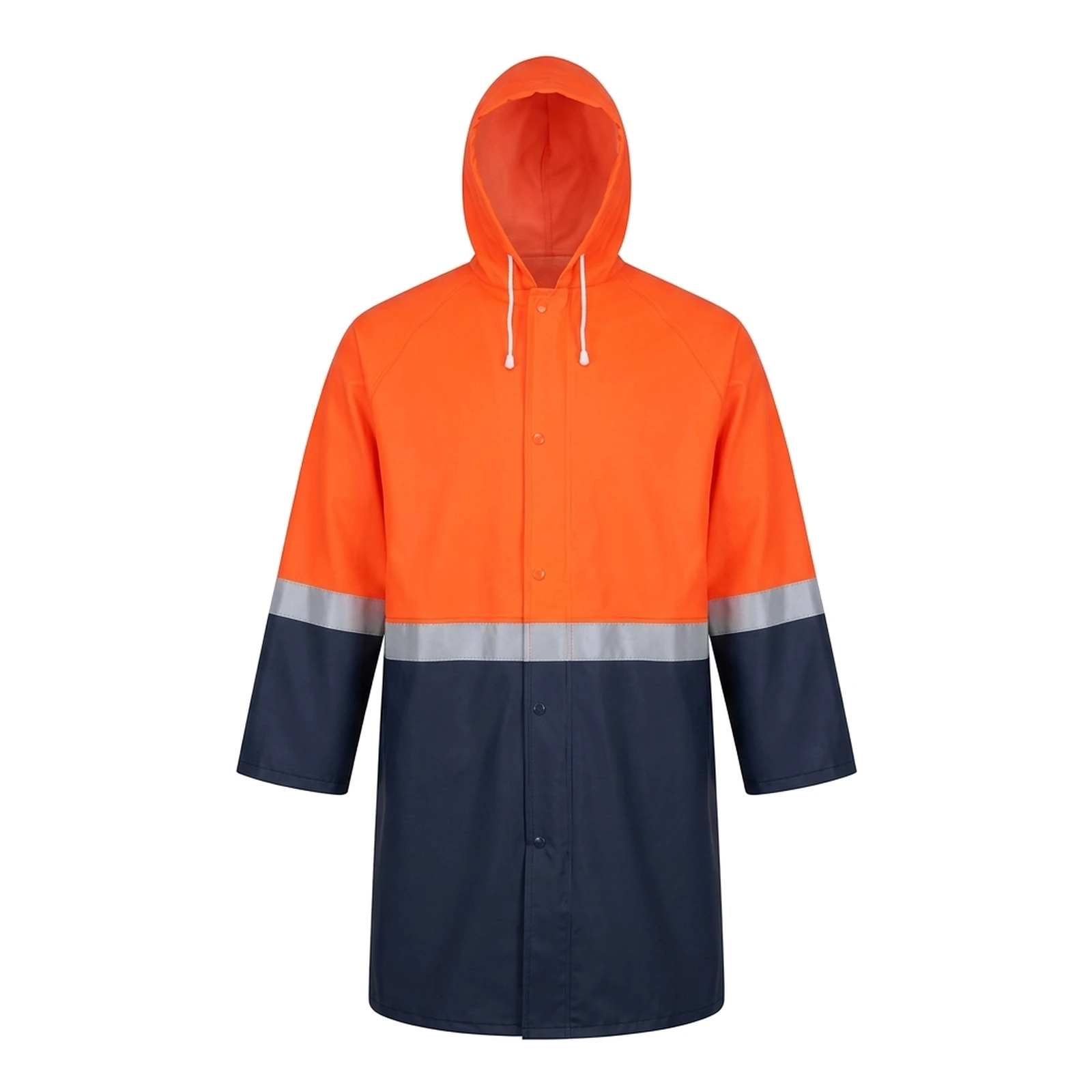 Çift Renk Yağmurluk Turuncu Lacivert - YG-2016