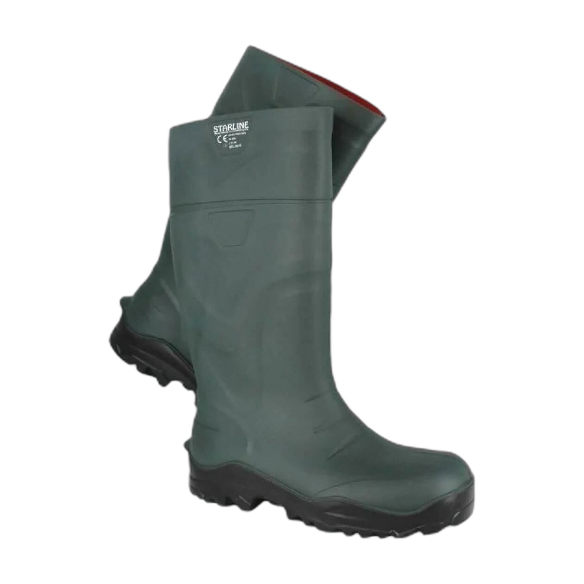Starline STL-9910 S5 SRC PU Çelik Burun ve Çelik Tabanlı Haki İş Çizmesi